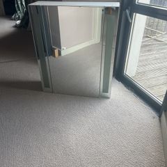 bathroom cabinet and mirror