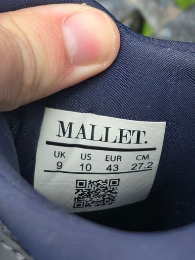 Mallet London Men's Diver Trainers Size UK9 EU43