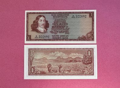 South Africa 1 Rand 1967 Pick 110b  ( Uncirculated )