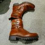 ankle boots ecco dark tan excellent condition Image 2
