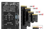 Dual Bay M.2 NVMe SSD Enclosure USB 3.2 Gen2 10Gbps Type-C