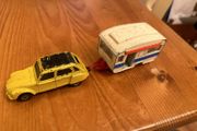 Corgi Citroen Dyane and Caravan