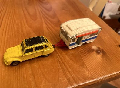 Corgi Citroen Dyane and Caravan