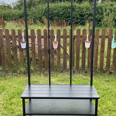 Coat rack and bench