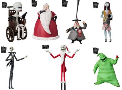 Nightmare Before Christmas UDF Medicom Toy Mini Figures