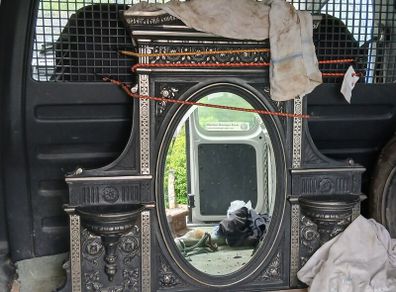 over mantle