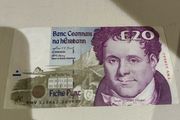 Irish 20 pound banknote