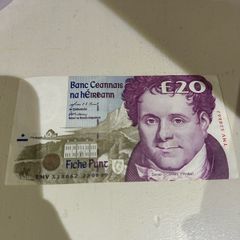 Irish 20 pound banknote