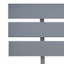 Bed Frame Grey Solid Pine Wood 90x200 cm Image 6