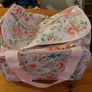 pink rose crocheting bag Image 2