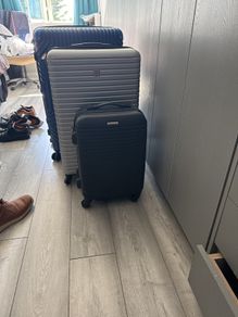 Black carryon suitcase