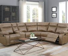 New Washington Modular Micro Fabric Recliner Sofa