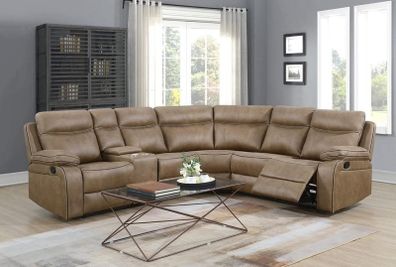New Washington Modular Micro Fabric Recliner Sofa