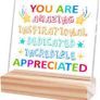 acrylic 10 cm gift for friend's with birthday card and gift bag Image 2