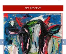 Original Irish Art Cow Art Farm Animal Art  Inspired Original Art No Reserve AUCTION  Irish Art