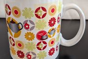 Barrys Tea Floral Ceramic Mug Irish Retro Advertising Collectible