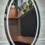 LED Bathroom Mirror Antifog Oval Dual LED Image 2