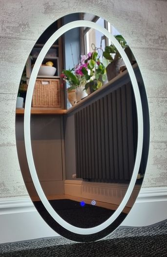 LED Bathroom Mirror Oval 50x80cm