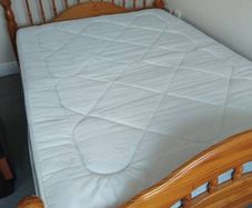 double bed and mattress