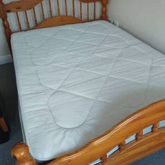double bed and mattress