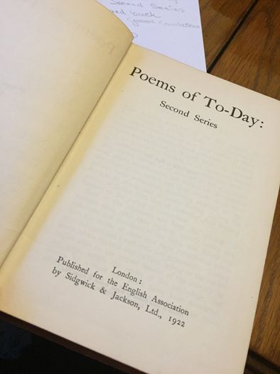 Poems of today second series