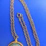 A nicely made and attractive PORTRAIT CAMEO pendant with neck chain Image 3