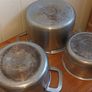 Set of Stainless Steel Saucepans Image 3