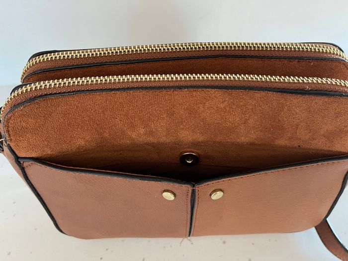 Suedette Crossbody Bag