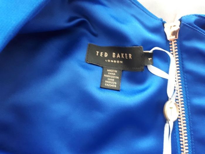 Stunning Ted Baker - Midi Dress - Royal Blue - Size 1 UK 8 - BNWT RRP 200