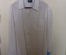 Men Shirt - White - Long Sleeves