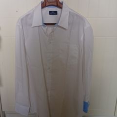 Men Shirt - White - Long Sleeves