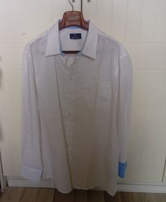 Men Shirt - White - Long Sleeves