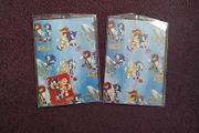 Sonic and Knuckles Wrapping Paper x 4
