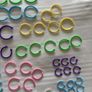 Binder Rings Plastic Multicolour Various Sizes Image 5