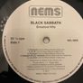 Black Sabbath. Greatest Hits original 1977 release vinyl record in vg+ to near mint condition Image 5