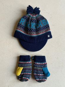 Brand New Ted Baker Hat & Mitts Set