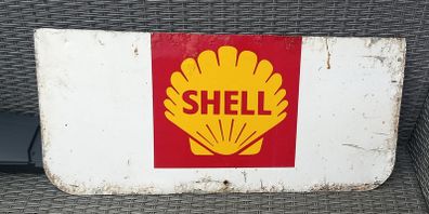 Vintage Shell metal sign