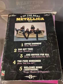 Metallica Tablature Books
