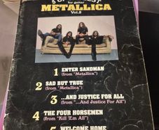 Metallica Tablature Books