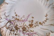 VERY Rare find  Antique Pretty Rare L S &amp; S Limoges Pink and Gold Floral Hand Painted Porcelain