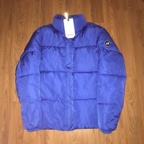 Blue Pull and Bear Puffer Jacket
