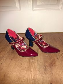 Brand NEW stunning Joe Browns patent buckle heels shoes size 4