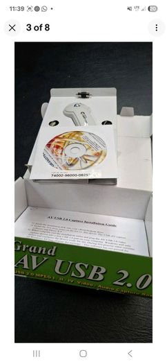 USB  2.0  CONVERTER Mpeg AV  1 2 3 Video Audio Capture Box  Av Usb 2.0