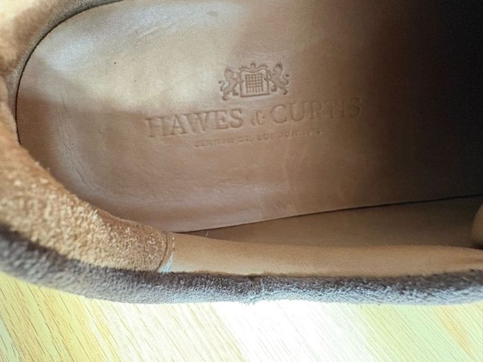 Hawes&Curtis sneakers brown suede 8