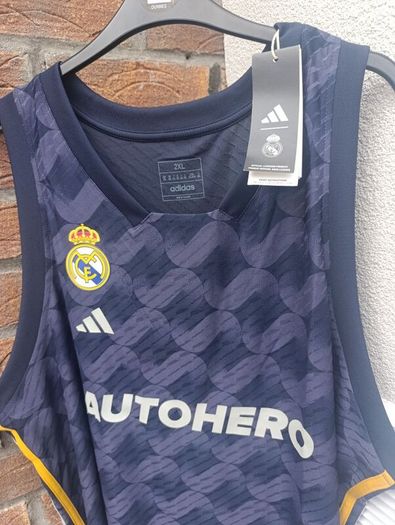NEW Adidas Real Madrid Basketball Vest Mens 2XL XXL