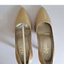 Cefalu Rita Cream Patent Leather Court Shoes EU32 UK13 Petite Heels BNIB Image 3