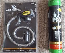 AC pro R134a trigger & gas