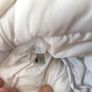 Mens Moncler White Down Jacket Hooded Puffer Coat Size M Authentic Image 10
