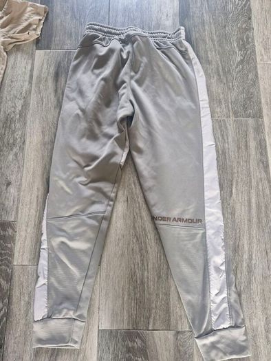 Grey Under Armour tracksuit pants