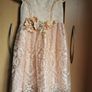 Efran Dream pink lace dress SIZE 7-8yrs Image 2